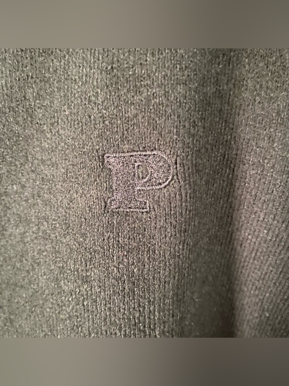 VICTORIA SECRET PINK SOFT RIB KNIT FULL ZIP VARSITY JACKET - Picture 2 of 6